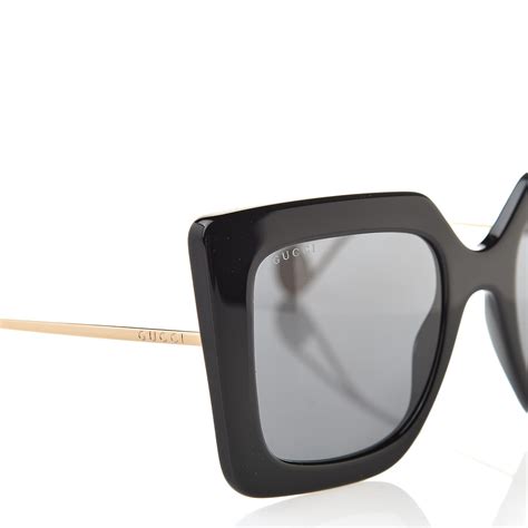 GUCCI Acetate Oversize Square Frame GG0435S Sunglasses